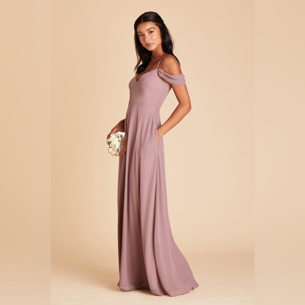 BIRDY GREY Devin Convertible Dress in Dark Mauve